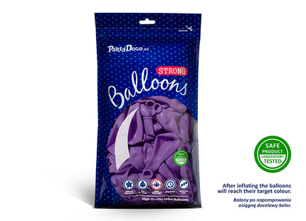 Latexballon 30cmØ Uni Pastell | 50Stk. - Lavendel