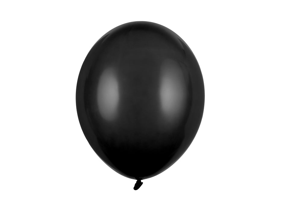 100 Stk. Luftballon Ø30cm "Uni Pastell" | Schwarz