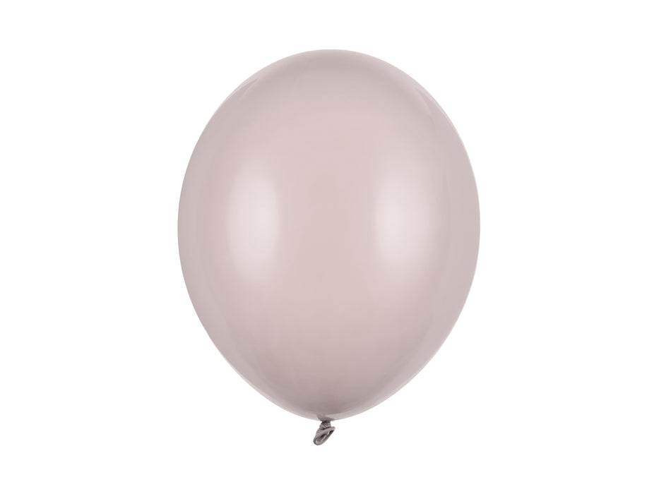 100 Stk. Luftballon Ø30cm "Uni Pastell" | Warm Grau