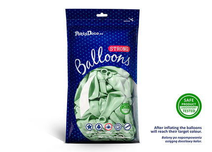 Latexballon 30cmØ Uni Pastell | 50Stk. - Pistazie
