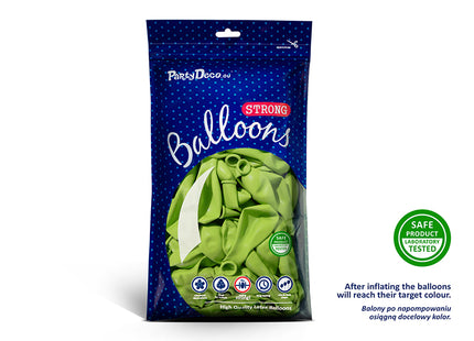 Latexballon 30cmØ Uni Pastell | 50Stk. - Apfelgrün