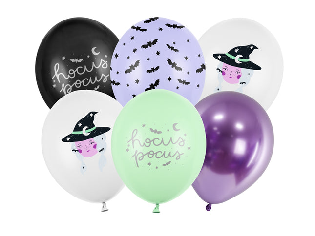 Latexballon Set "Halloween Hexen" | Ø 30cm - 6Stk.