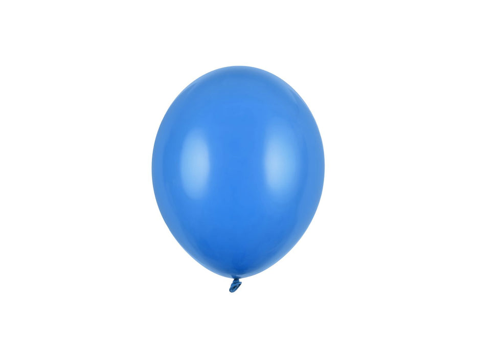 100 Stk. Luftballon Ø12cm "Uni Pastell" | Kornblumenblau