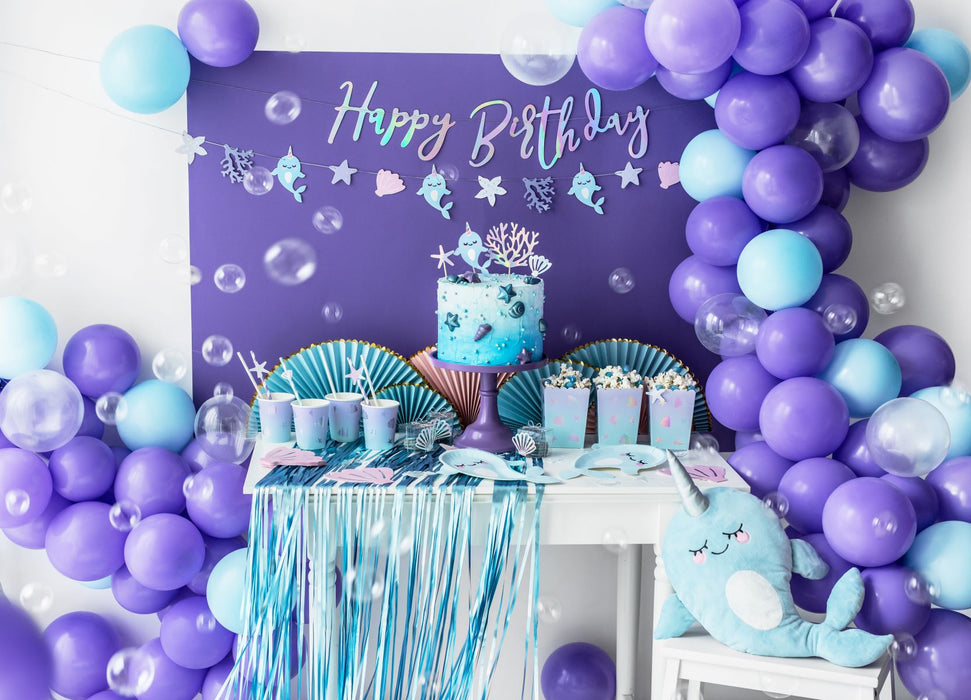 100 Stk. Luftballon Ø12cm "Uni Pastell" | Lavender Blue