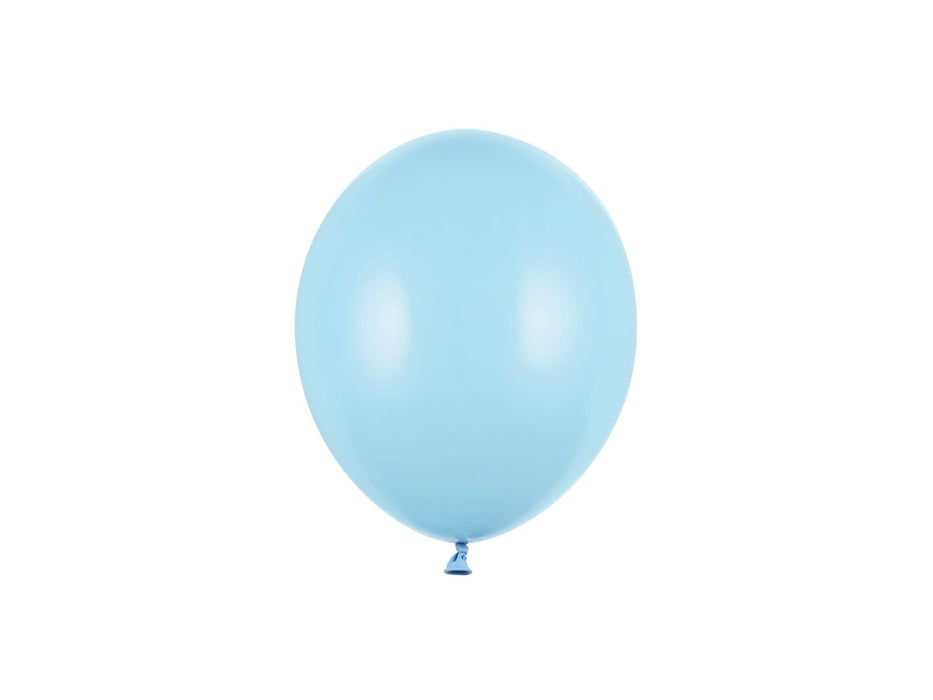 100 Stk. Luftballon Ø12cm "Uni Pastell" | Baby Blue