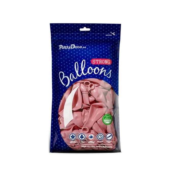 100 Stk. Luftballon Ø12cm "Uni Pastell" | Baby Pink