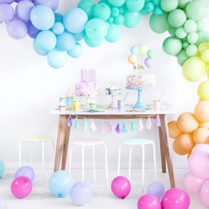 100 Stk. Luftballon Ø12cm "Uni Pastell" | Baby Pink