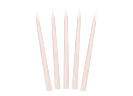 Spitzkerze 24 cm 10Stk. | Nude Matt
