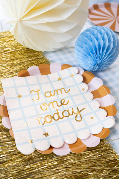 Servietten I am one today 33x33cm/12St.