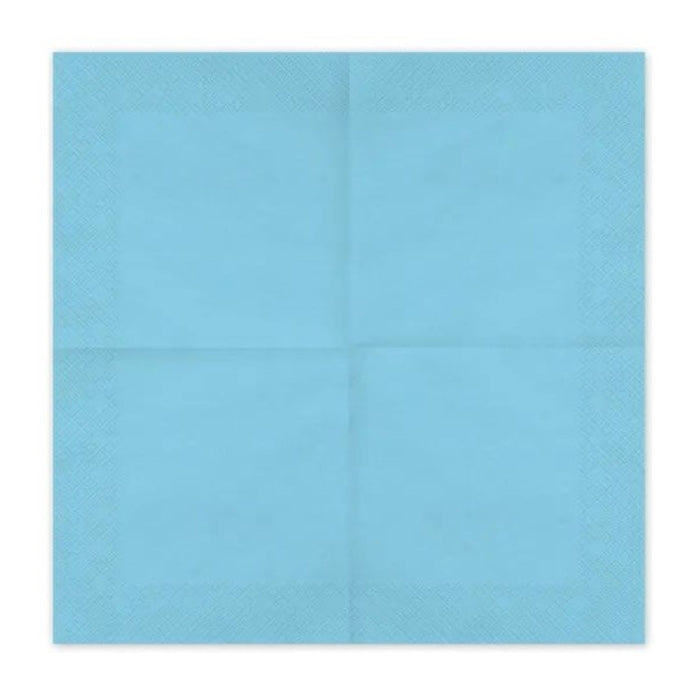 Servietten Uni 20Stk./33x33cm | Hellblau