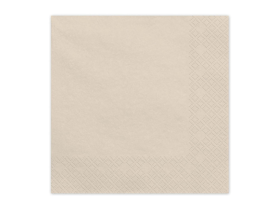 Servietten Beige | 33x33 cm/20 St.