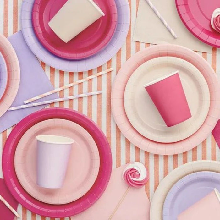 Servietten Uni 20Stk./33x33cm | Rosa