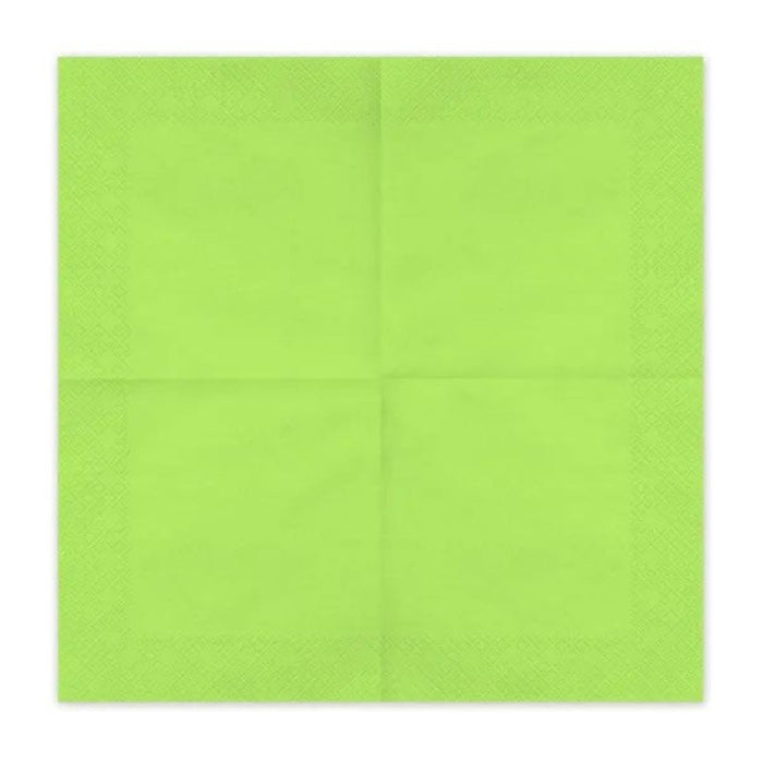 Servietten Uni 20Stk./33x33cm | Hellgrün