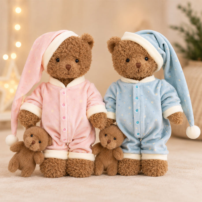 Teddybär "Sleepy Selma" oder "Sleepy Hugo" 25 cm