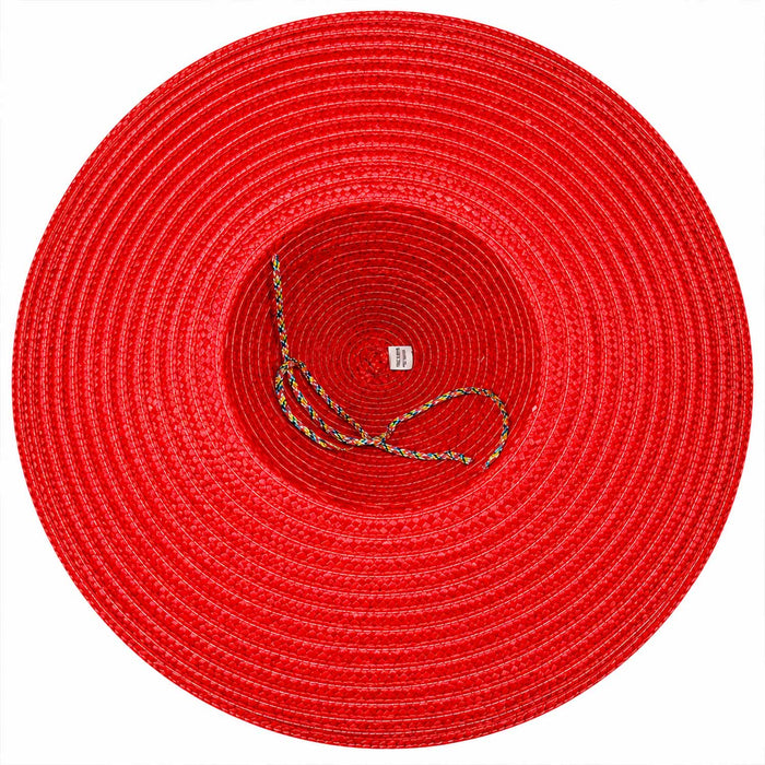 Mexikaner Sombrero mit Troddeln - Ø 60 cm | Rot