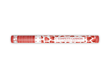 Konfettishooter Herzchen 60cm Rot