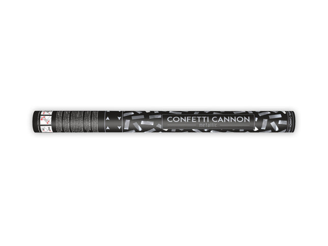 Konfettishooter Silber 60cm
