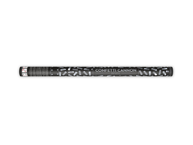 Konfettishooter Silber 80cm