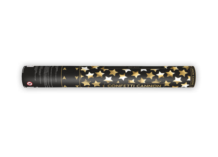 Konfettishooter Sterne | 40cm Gold
