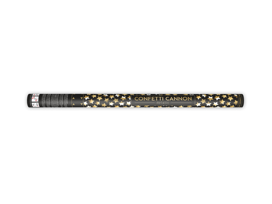 Konfettishooter Sterne | 40cm Gold
