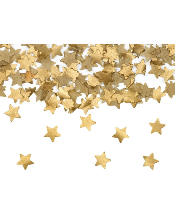 Konfetti Kanone "Golden Stars" 20 cm | Gold