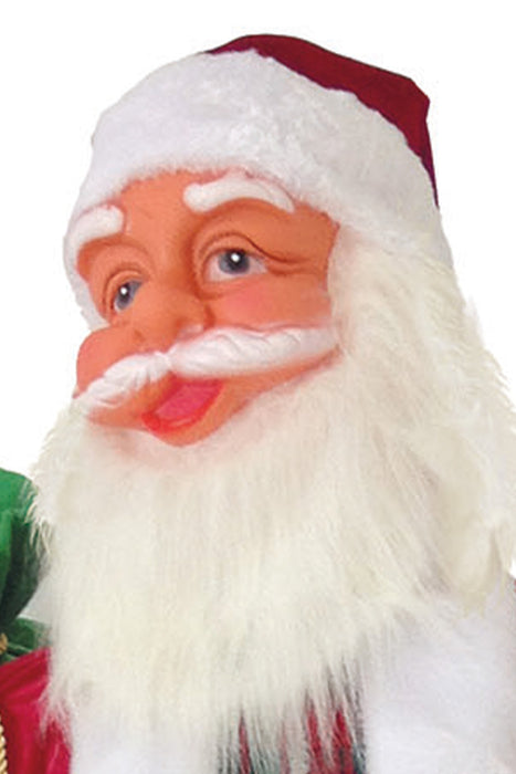 Weihnachtsmann mit Bewegung und Ton | 180 cm