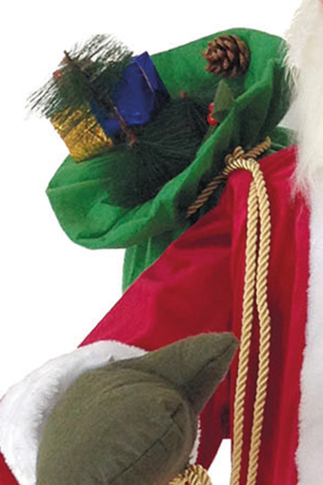 Weihnachtsmann mit Bewegung und Ton | 180 cm