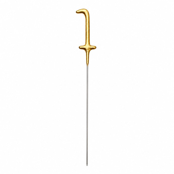 Zahlen Wunderkerze 15 cm | Gold
