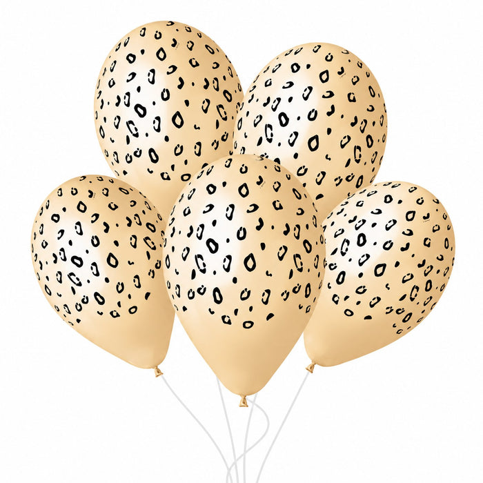 Latexballon 33 cm Gepard | 6 Stück