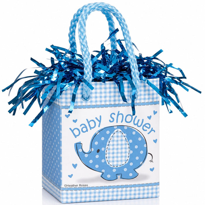 Ballongewicht 170g Tüte Baby Shower Elefant Blau