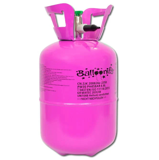 120 Stück Ballongas Flasche mit Helium | für 30 Ballons