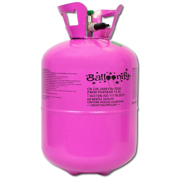 67 Stück Ballongas Flasche mit Helium | für 50 Ballons