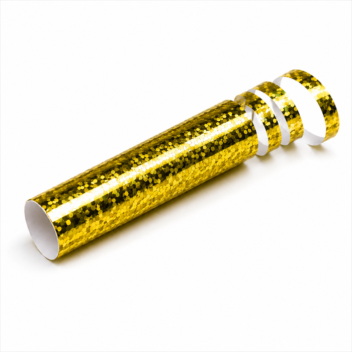 Luftschlange "Gold" 3,8m | 1 Rolle