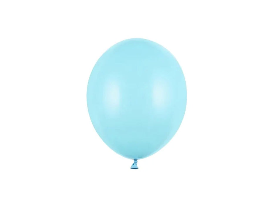100 Stk. Luftballon Ø12cm "Uni Pastell" | Light Blue