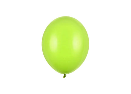 100 Stk. Luftballon "Uni Pastell" 12cm Ø | Lime Green