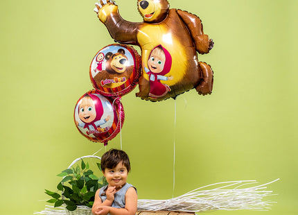 Folienballon Lose - Masha and the Bear II - HF2 Non-Metallic 35"