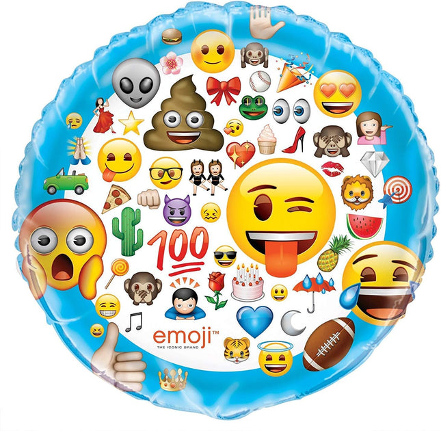 ABC34 Folienballon Emoji | ca 80cm