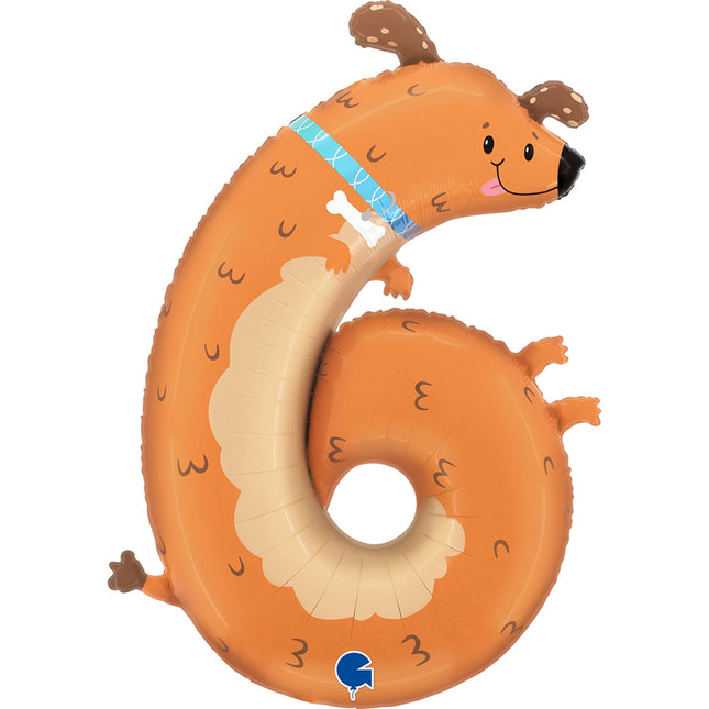 ABC Shape Puppyloons | #6 Hund 89 cm