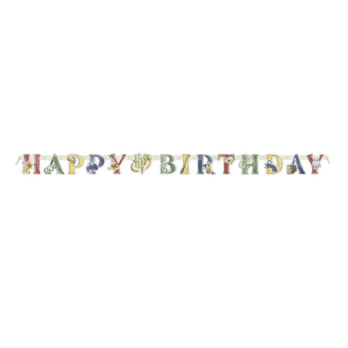 Harry Potter "Happy Birthday" Papier Banner  | 182 cm