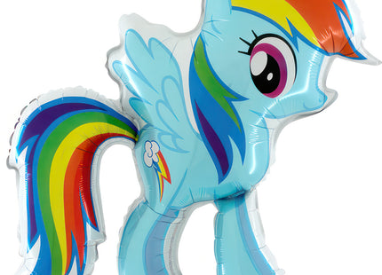Folienballon Lose - My Little Pony Rainbow Dash blau II (#) (N) - HF2 33"