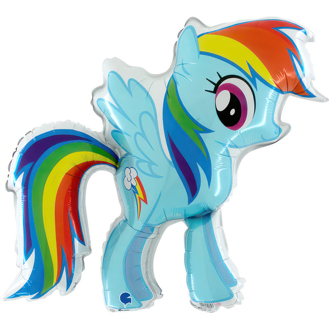 Folienballon Lose - My Little Pony Rainbow Dash blau II (#) - HF2 33"