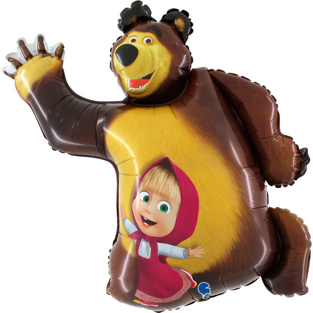 Folienballon Lose - Masha and the Bear II - HF2 Non-Metallic 35"