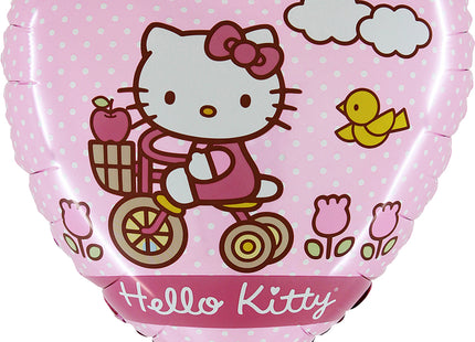 18" Herz Folienballon Lose - Hello Kitty Bike | HF18