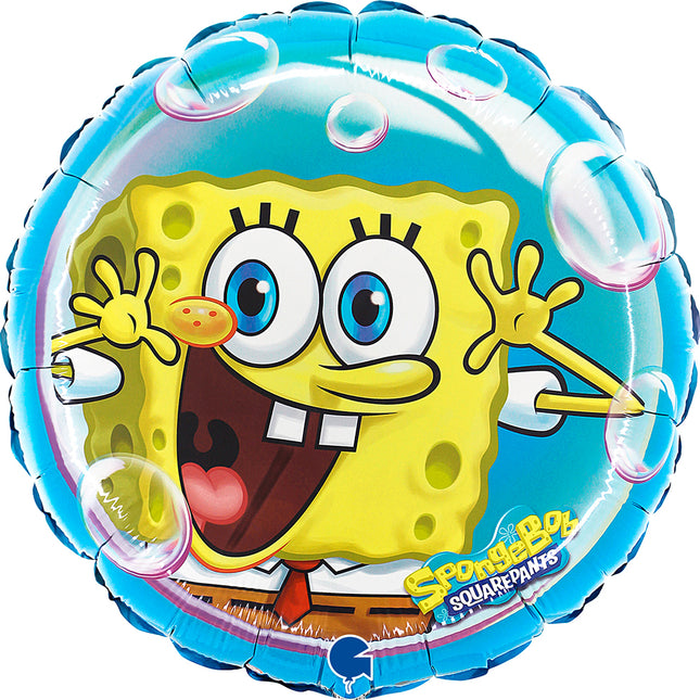 18" Folienballon Lose - SpongeBob Blau | HF18