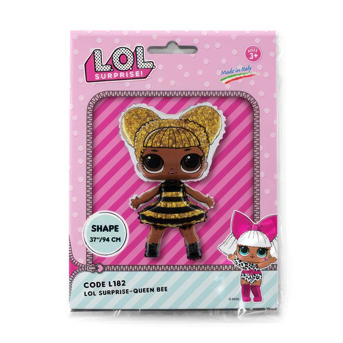 Folienballon Lose - LOL Surprise Queen Bee Gold 93cm II#(N) - HF2
