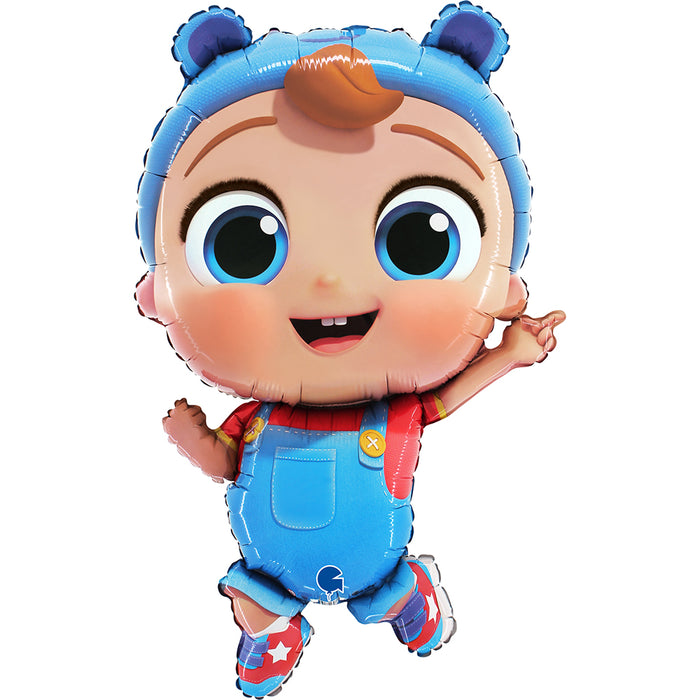 29" Folienballon "Little Angel - Baby John" (unverpackt) | HF2 (Non-Metallic)