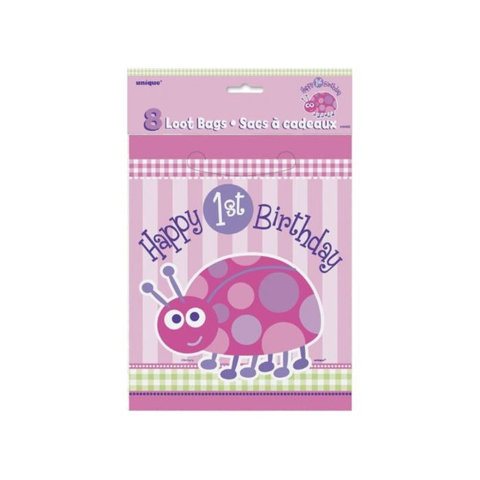 Tüte 1. Geburtstag Marienkäfer | 8 Stück