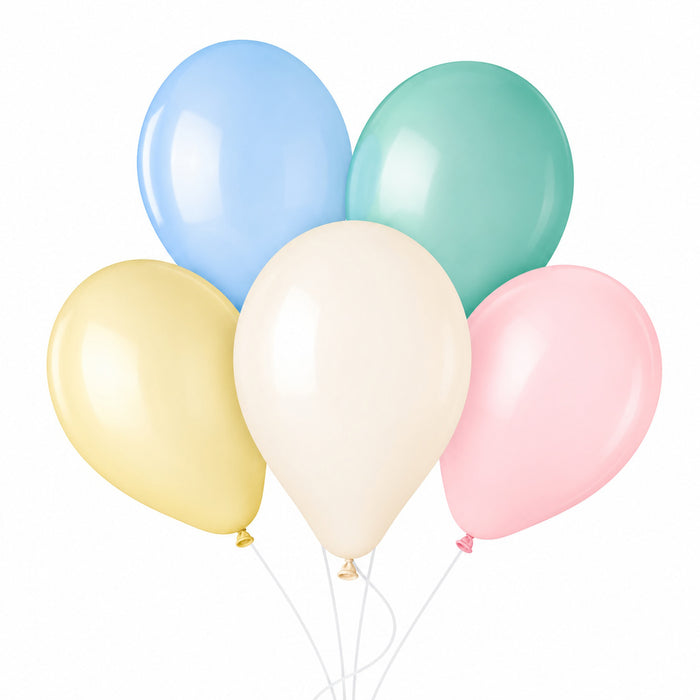 Latexballon 28-30 cm Marshmallow sortiert #110 | 10 Stück