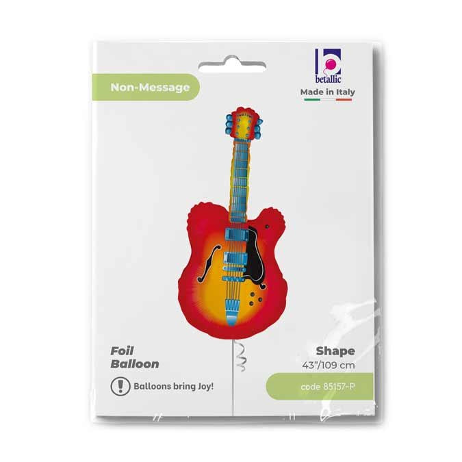 Shape Folienballon "Gitarre" | 109 cm