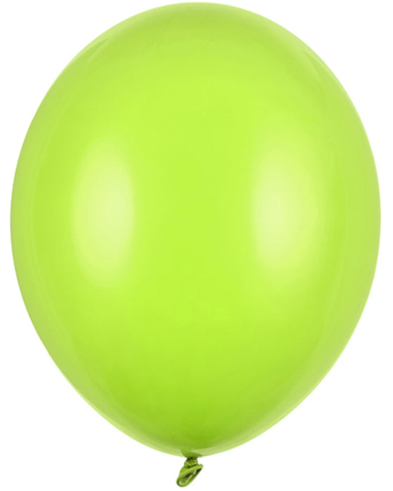 100 Stk. Luftballon Ø30cm "Uni Pastell" | Limettengrün